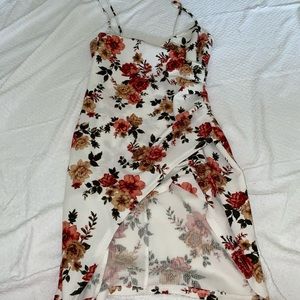 White Floral Dress